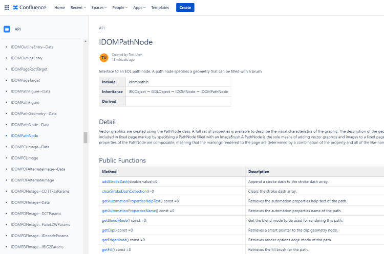 IDOMPathNode documentation in Confluence.